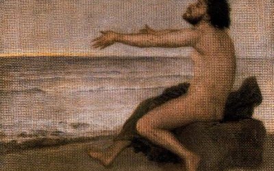 C.. Arnold Böcklin - Ulises en la orilla del mar